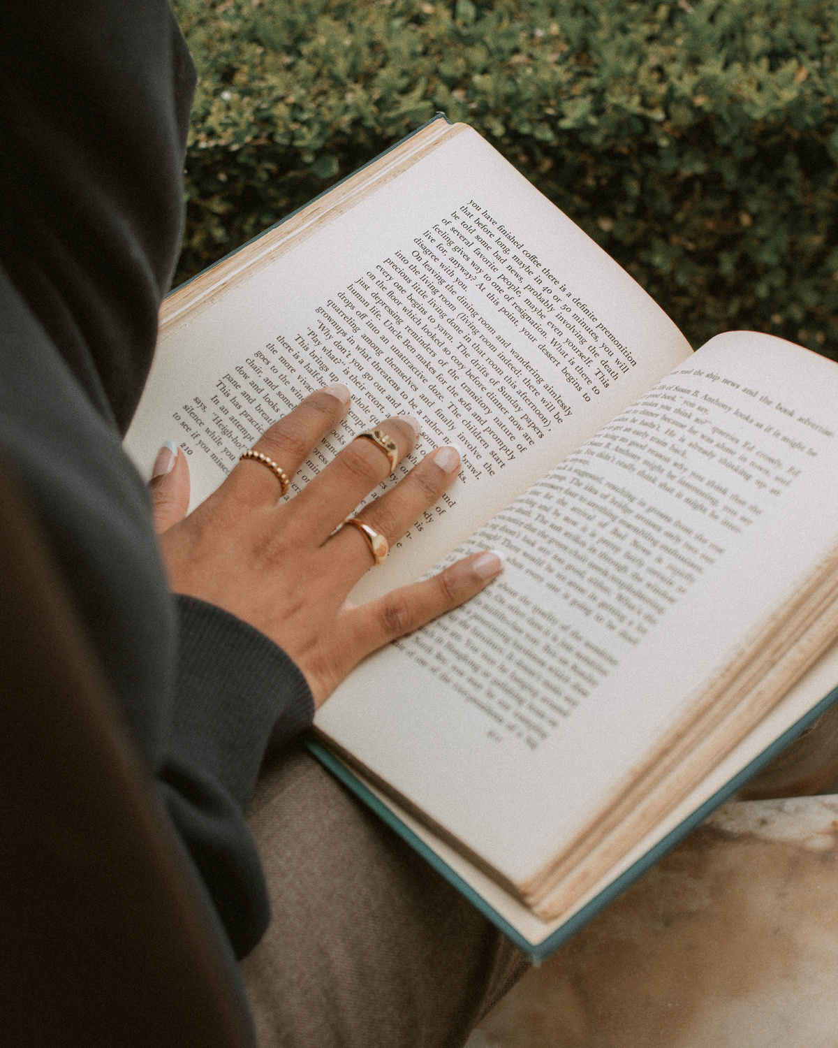 Person Reading a Book 